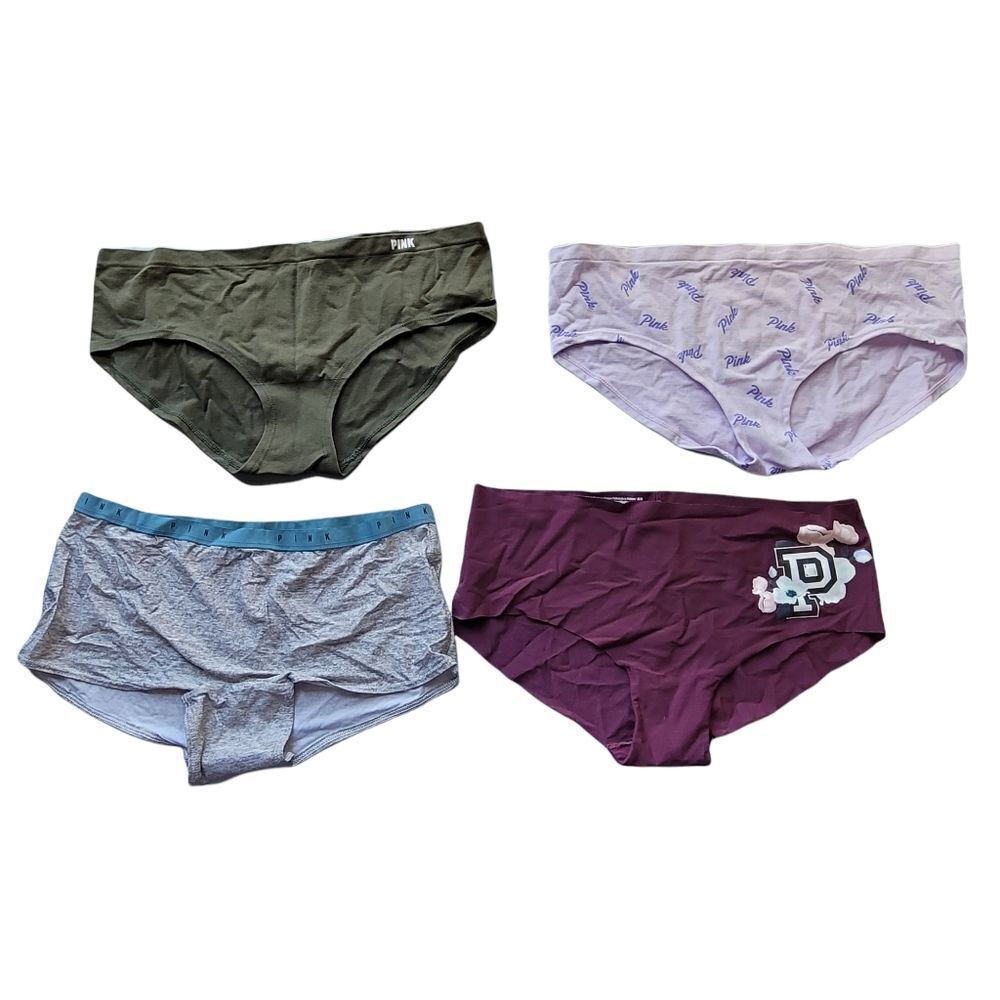 Set of 4 PINK victoria secret panties